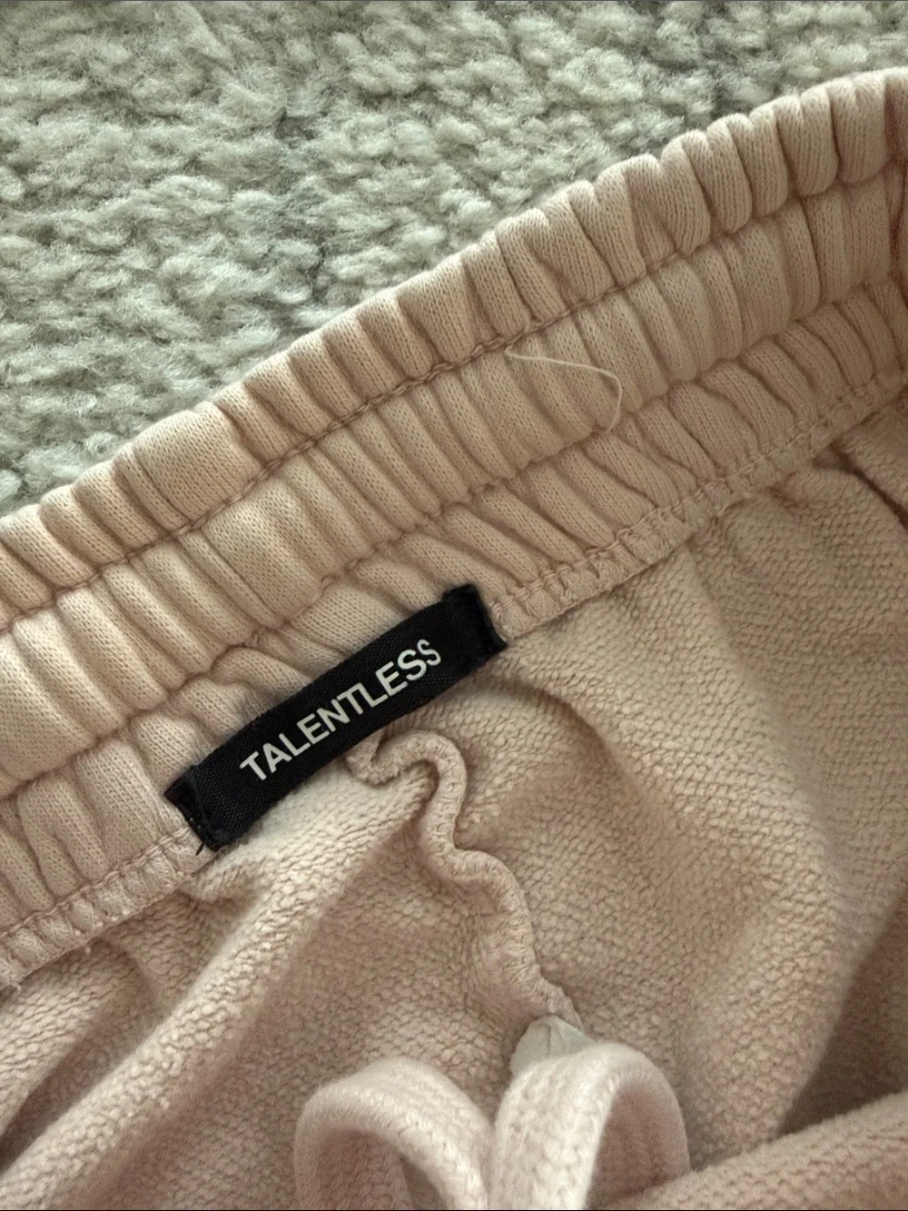 TALENTLESS Pale Pink Kids Hoodie & Jogger Set